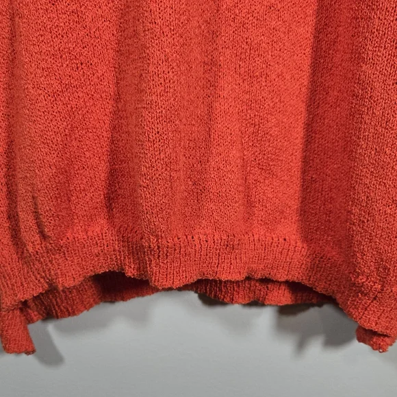 Orange Knit Shorts & Sleeveless Top Set Medium Viscose Summer Outfit‎ - Picture 7 of 16